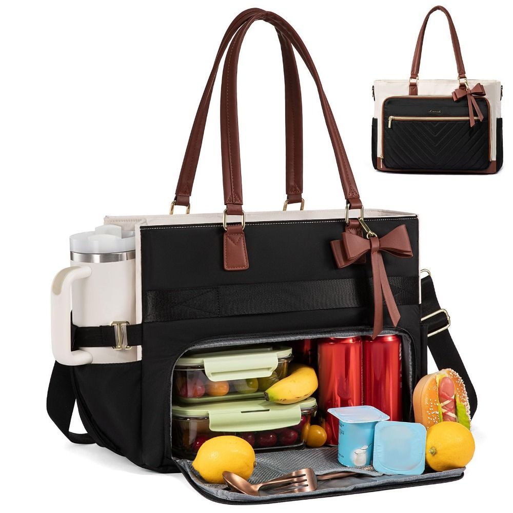 Laptop Accessories Organizer Bag - 대용량 보온 도시락 가방 3 in