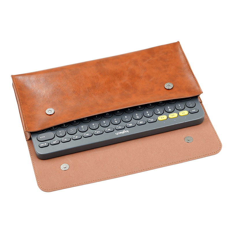 Laptop Accessories Organizer Bag - Planck 용 PU 가죽 키보드 운반