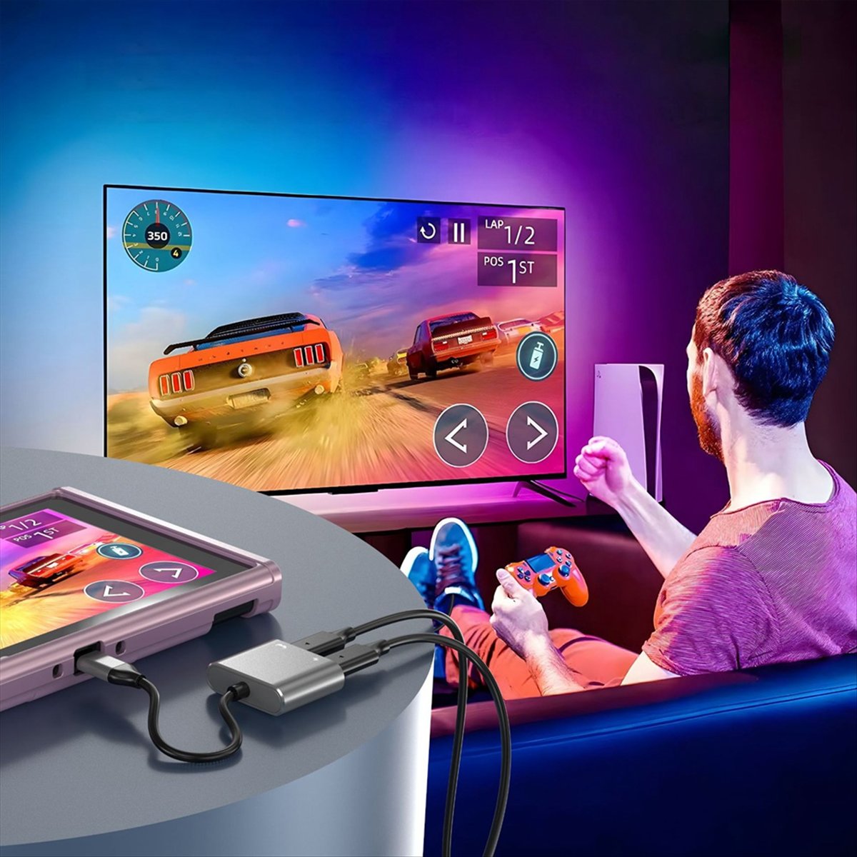 Usb C Docking Hub - ABGN USB C-AR 안경 도킹 허브