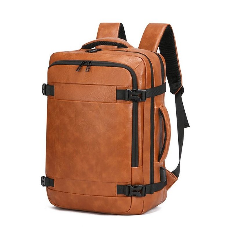 Laptop Accessories Organizer Bag - 2027 새로운 남성 배낭 PU 가죽