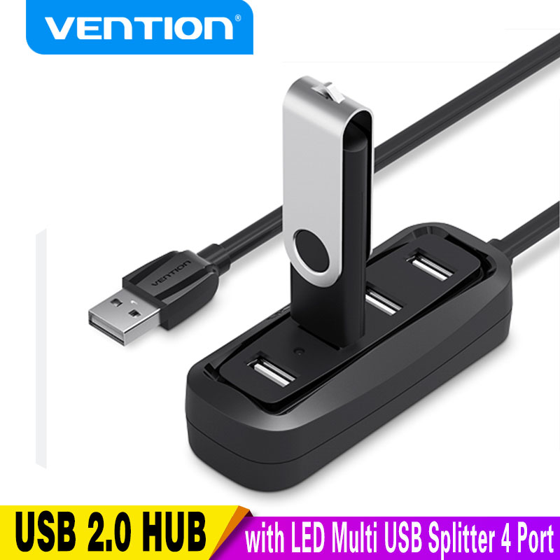 Mac Laptop Accessories - Vention USB 2.0 허브 4 포트,