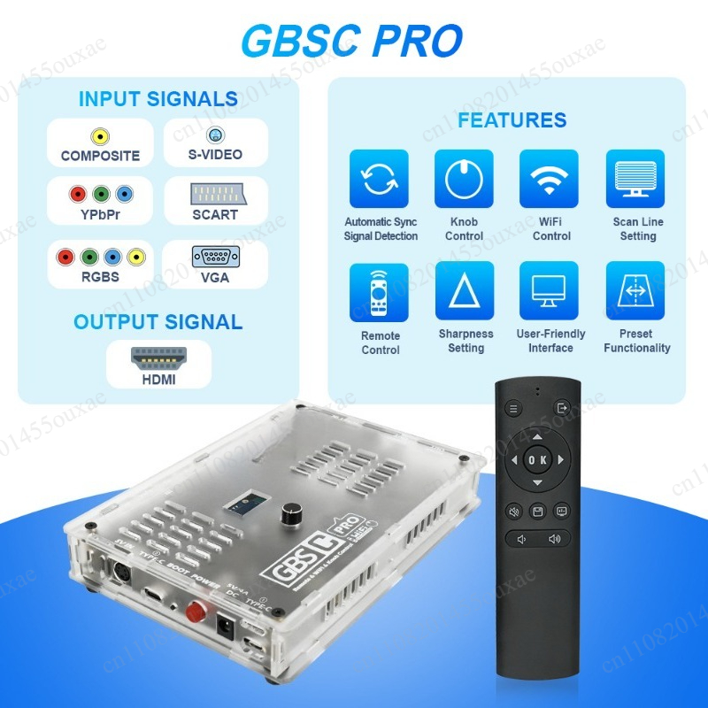 Hdmi Vga Adapter - GBSC RGBS 신호 변환기 컴포지트 비디오