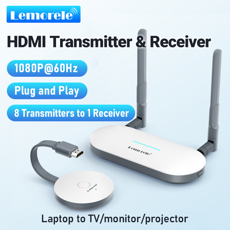 Hdmi Vga Adapter - Lemorele 무선 HDMI 비디오 송신기 및