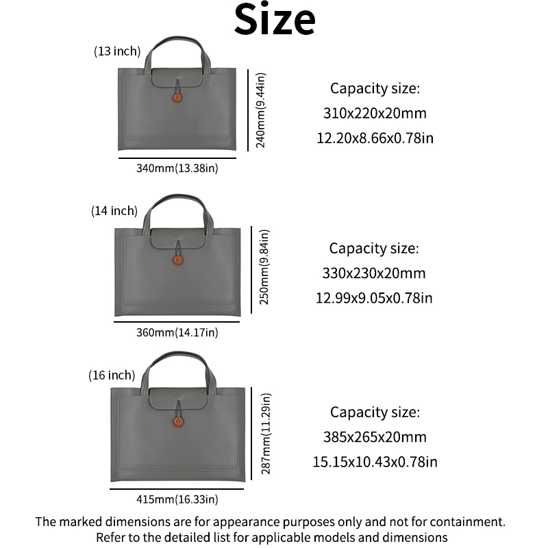가볍고 미니멀한 13/14/15/16인치 노트북 가방  - Laptop Accessories Organizer Bag 리뷰 및 가격