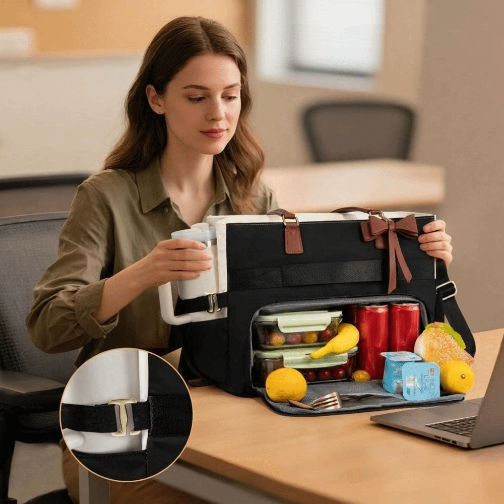 대용량 보온 도시락 가방 3 in 1 디자인 컵홀더 노 - Laptop Accessories Organizer Bag 리뷰 및 가격