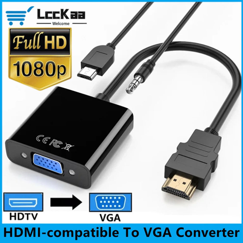 HDMI 호환 VGA 변환기 케이블 HD 1080P H - Hdmi Vga Adapter 리뷰 및 가격