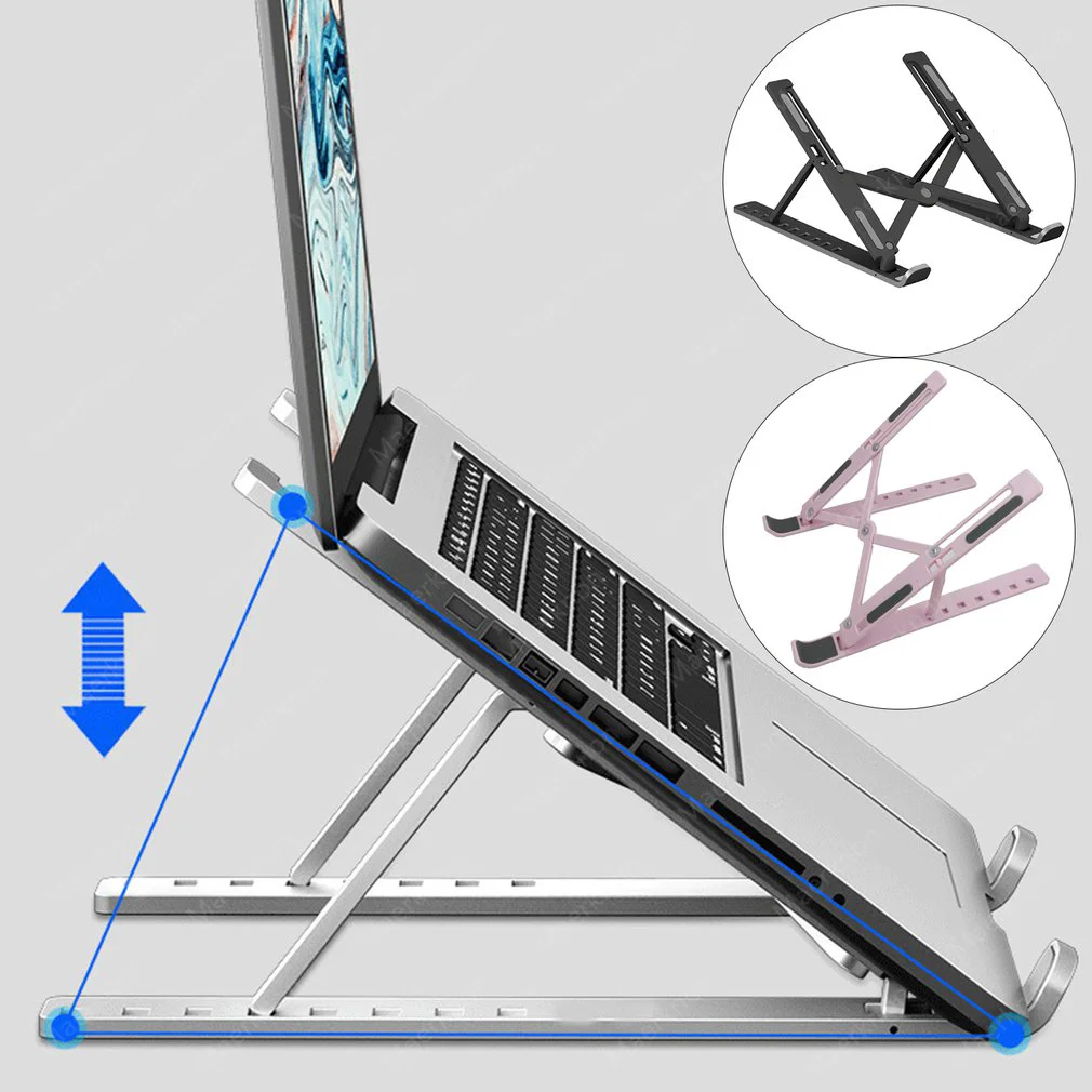 노트북 스탠드 휴대용 접이식 노트북 브래킷 조정 가능한 - Mac Laptop Accessories 리뷰 및 가격