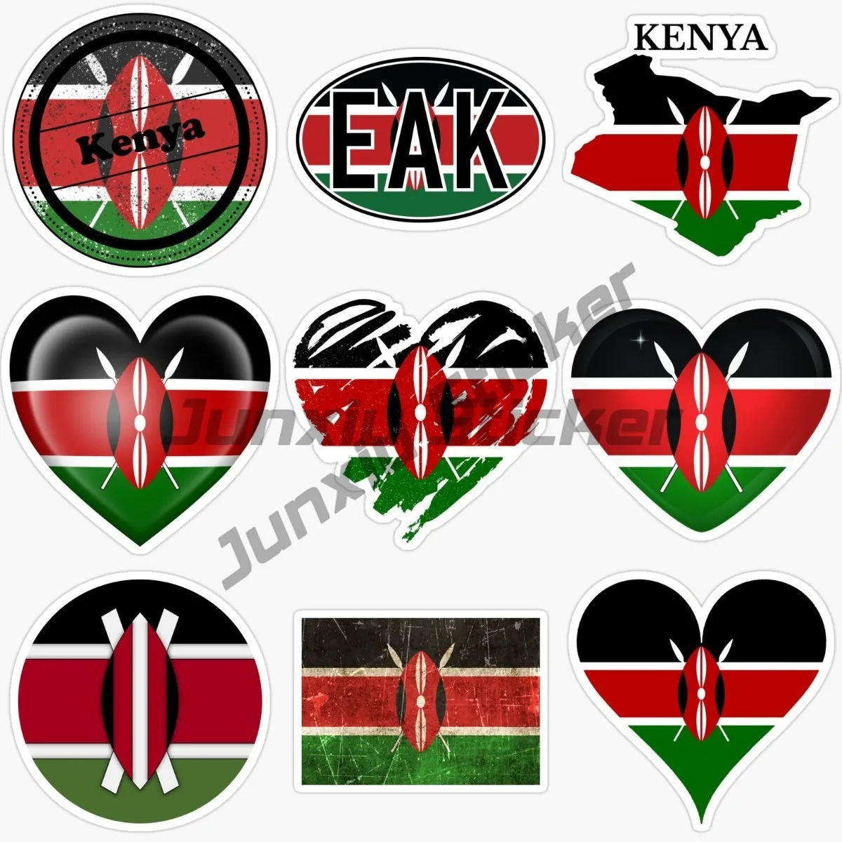 케냐 국기 지도 스티커 범퍼 비닐 창문 노트북 액세서리 - Laptop Accessories Kenya 리뷰 및 가격