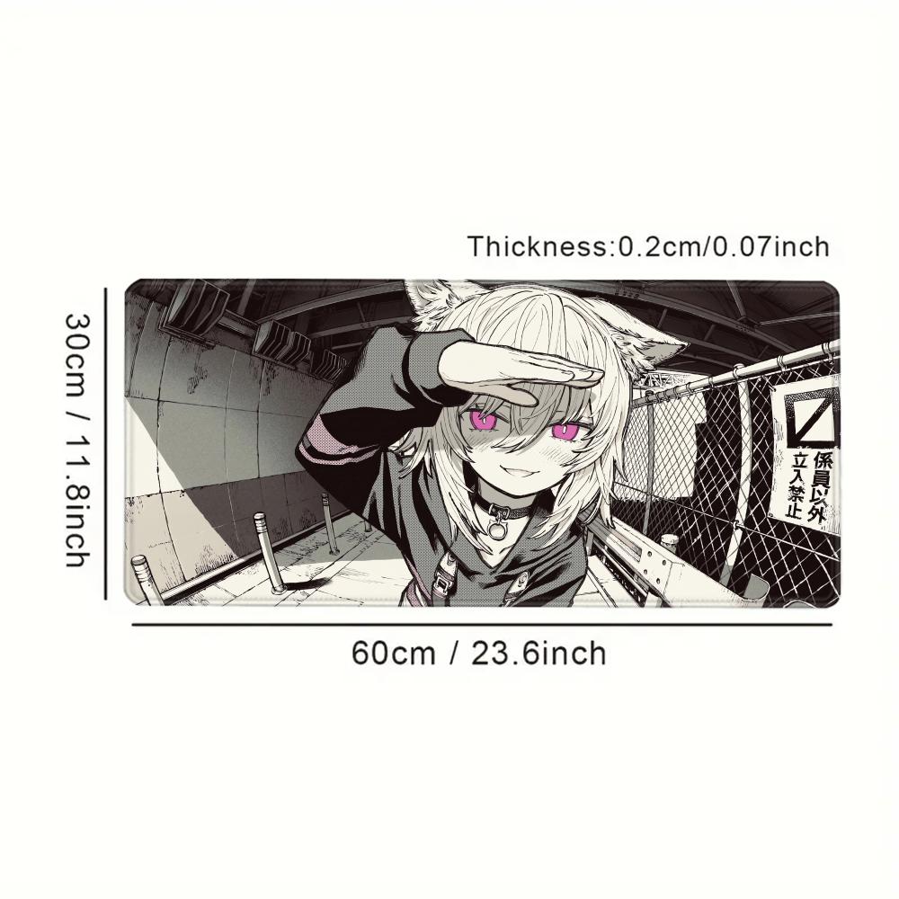 마우스 패드 애니메이션 소녀 확장 데스크 매트 PC 게 - Laptop Accessories Girls 리뷰 및 가격