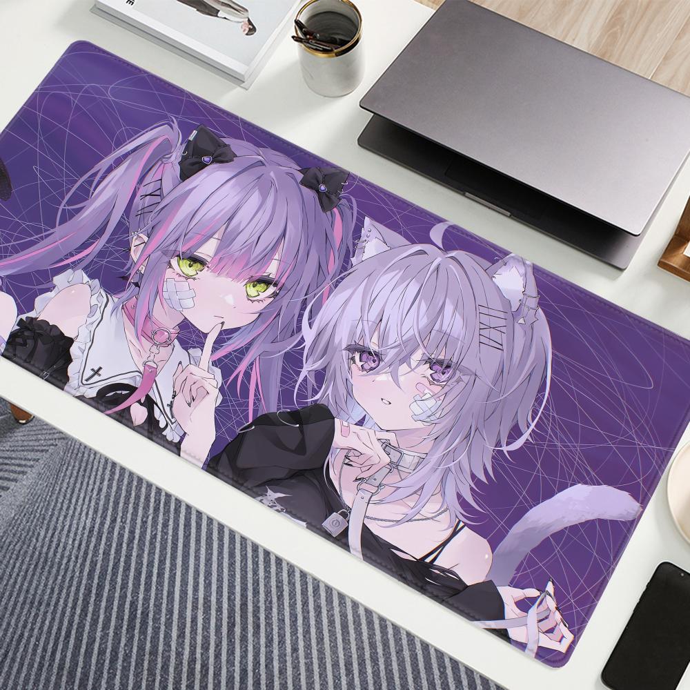 마우스 패드 애니메이션 소녀 확장 데스크 매트 PC 게 - Laptop Accessories Girls 리뷰 및 가격