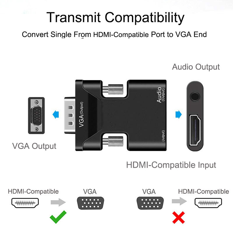 HDMI-VGA 어댑터 HD 1080P (3.5mm 오 - Hdmi Vga Adapter 리뷰 및 가격