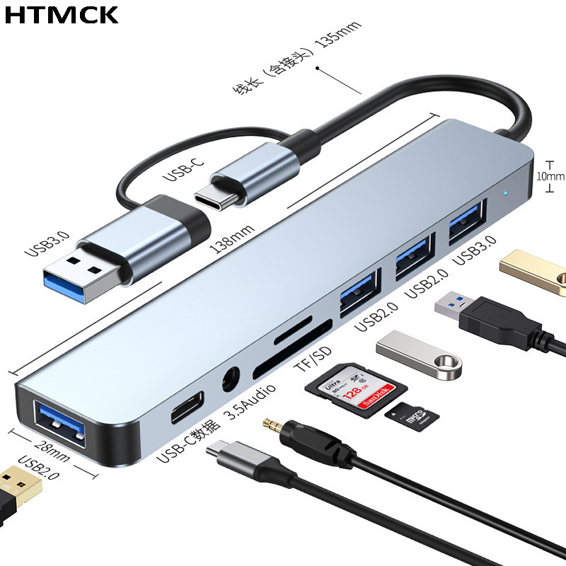 8포트 USB C 허브 멀티 포트 도킹 스테이션, US - Usb C Docking Hub 리뷰 및 가격