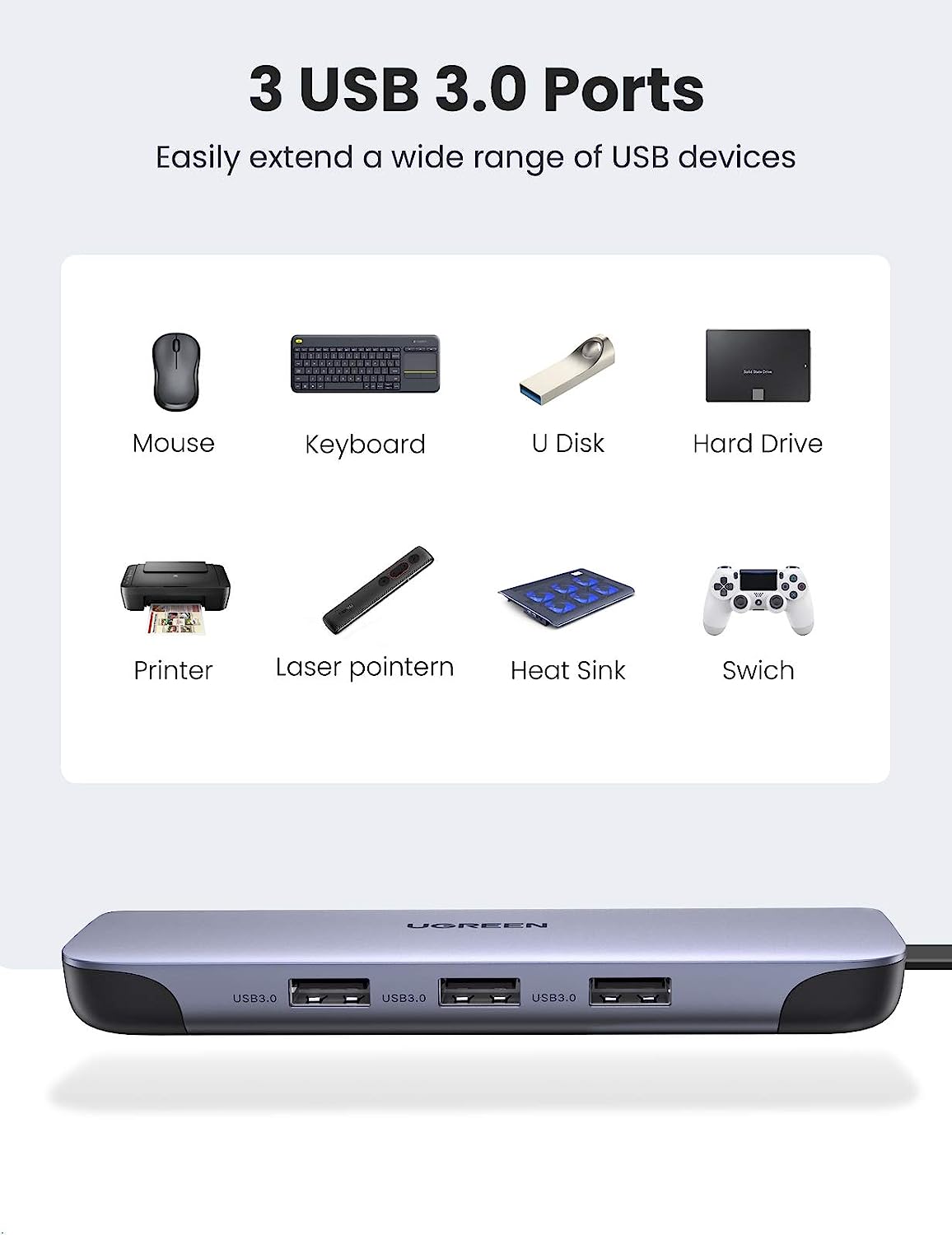 UGREEN USB C 허브 9-in-1 USB 타입  - Hdmi Vga Adapter 리뷰 및 가격