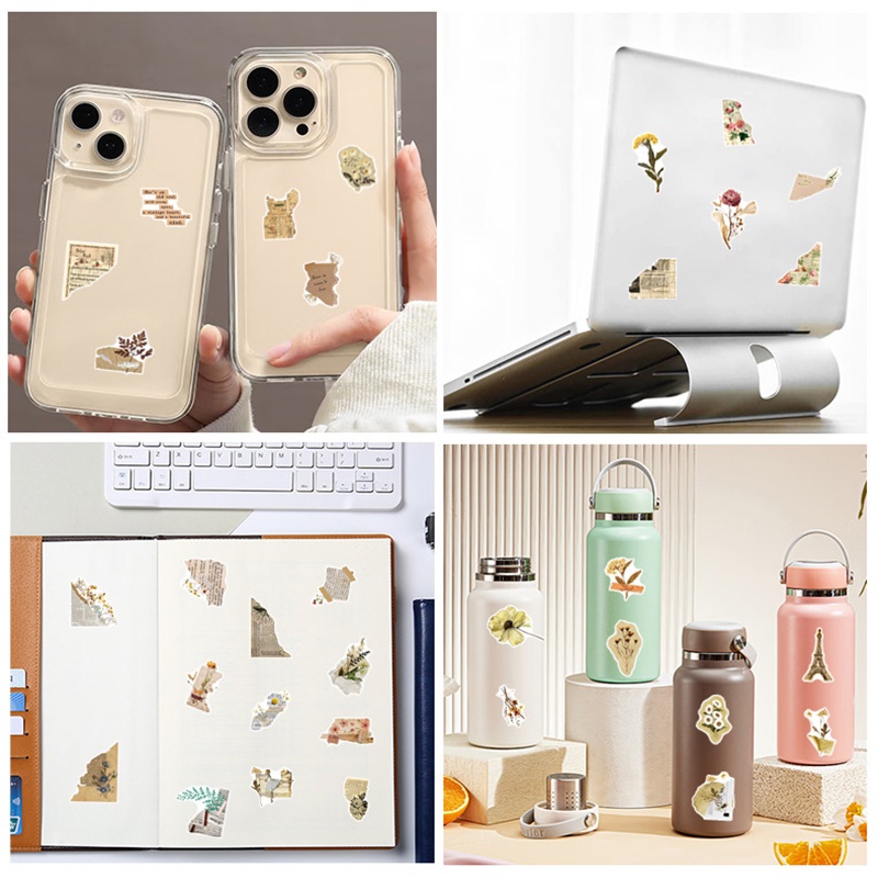 10/30/50PCS 레트로 불완전한 책 스티커 PVC - Laptop Accessories Organizer Bag 리뷰 및 가격