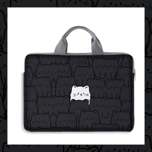 라인 캣 프린트 노트북 핸드백 충격 방지 휴대용 컴퓨터 - Laptop Accessories Organizer Bag 리뷰 및 가격