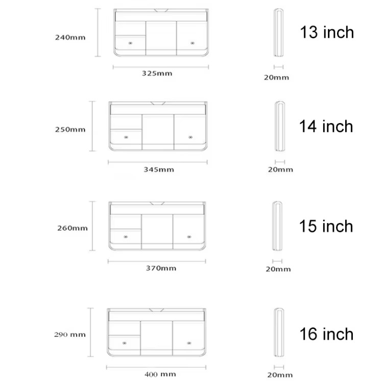 노트북 슬리브 가방 맥북 아이패드 노트북용 방수 충격  - Laptop Accessories Organizer Bag 리뷰 및 가격