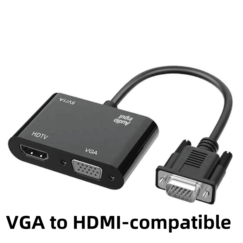 VGA(호스트)-VGA/HDMI 호환 디스플레이 어댑터 - Hdmi Vga Adapter 리뷰 및 가격