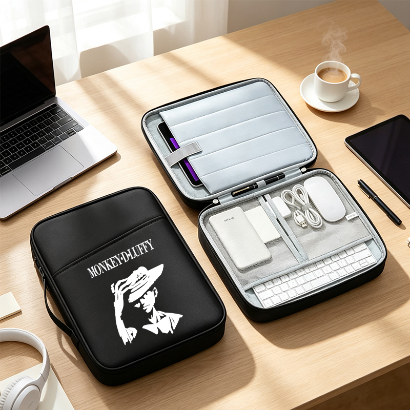 새로운 원피스 노트북 슬리브 가방 애니메이션 만화 방수 - Laptop Accessories Organizer Bag 리뷰 및 가격