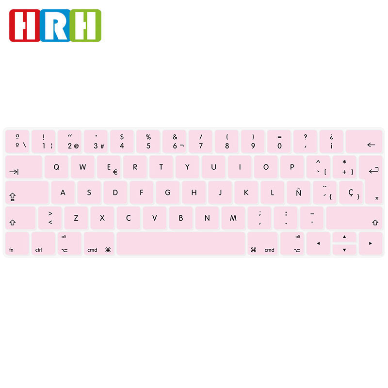 HRH 스페인어 EU 실리콘 키보드 커버, 터치 바 포 - Mac Laptop Accessories 리뷰 및 가격
