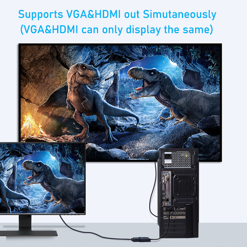 1080P DVI-VGA HDMI 분배기 변환기 듀얼  - Hdmi Vga Adapter 리뷰 및 가격